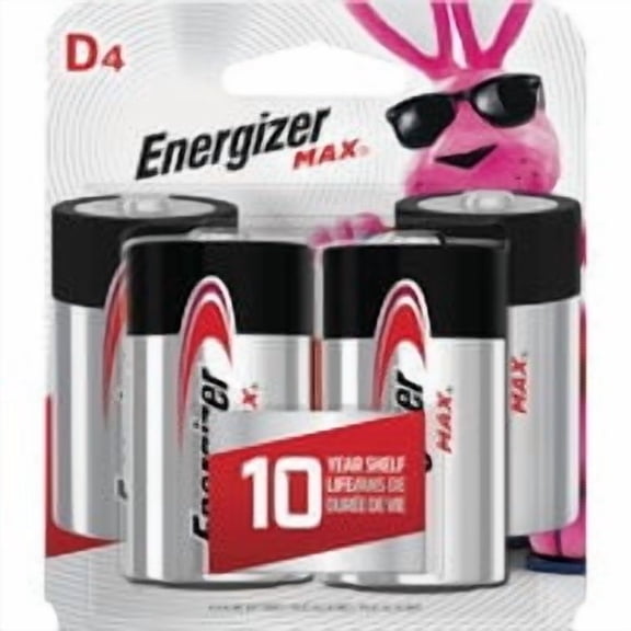 Energizer Max D Alkaline Battery - Pack of 6
