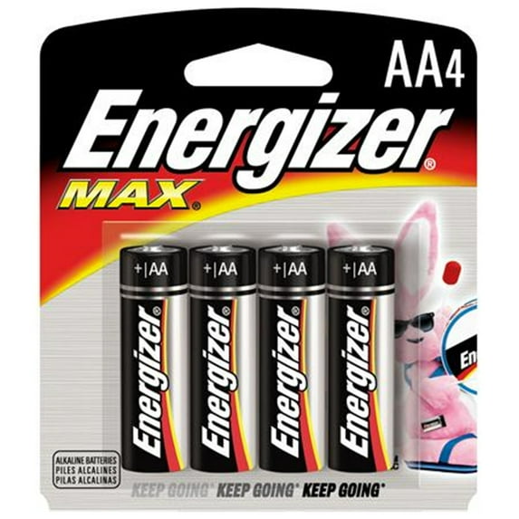 Energizer MAX Alkaline Batteries, AA, 8 Batteries/Pack