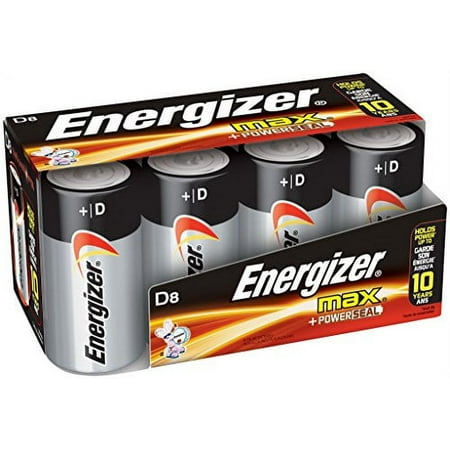 Energizer Max Premium Alkaline Batteries, D Cell (8 pack) NEW FREE SHIPPING