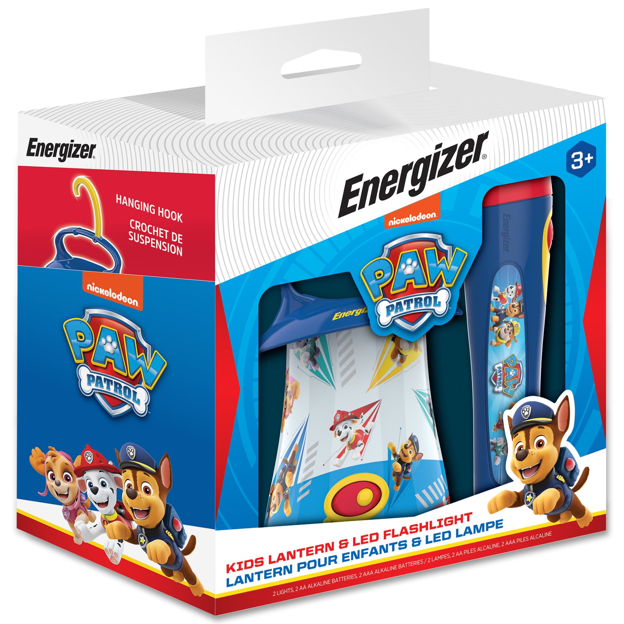 Energizer PAW Patrol Kids LED Lantern and Handheld Flashlight Combo Pack, Batteries Included
