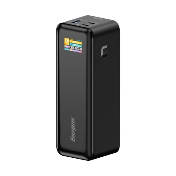 Energizer Power Bank 27000mAh with PD 140W USB-C Outputs Fast Charging Battery Pack USB-A 30W with Intelligent Digital LCD Display for Laptop, Tablet, Smartphone and etc_XP27000PD