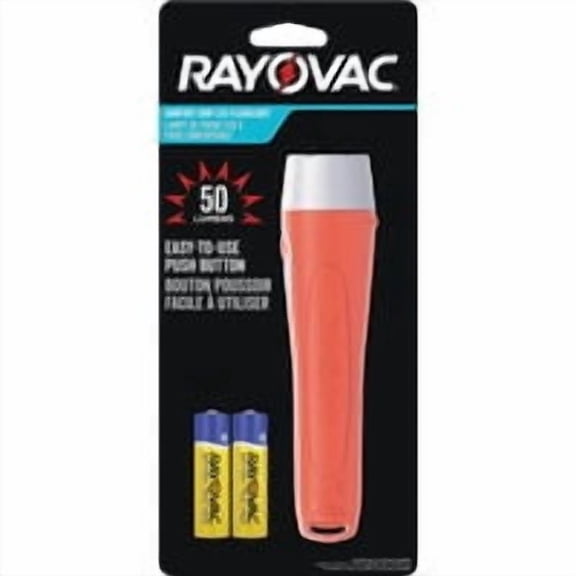 Energizer Rayovac Brite Essentials Aluminum LED Flashlight - Pack of 2