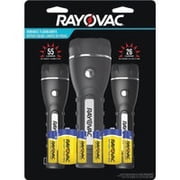 Energizer Rayovac Brite Essentials Rubber LED Flashlight Set - Pack of 8