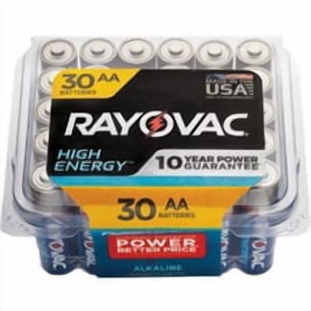 Energizer Rayovac High Energy AA Alkaline Battery - Pack of 10