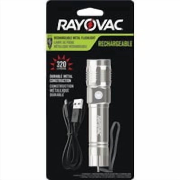 Energizer Rayovac LED Rechargeable Flashlight - Pack of 2