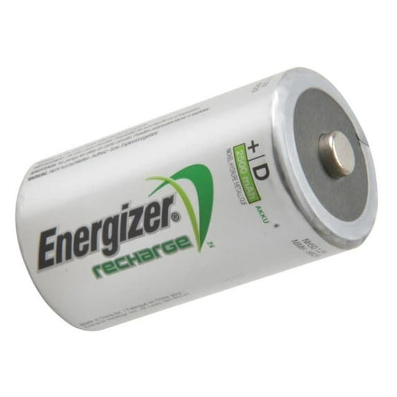 Energizer - Recharge Power Plus D Cell Batteries RD2500 mAh (Pack 2)