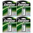thumbnail image 1 of Energizer Rechargeable 9 Volt (8.4V) NiMH 175mAh 4 Batteries, 1 of 2