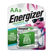 Energizer Rechargeable AA Batteries 8 Pack, Double A Batteries