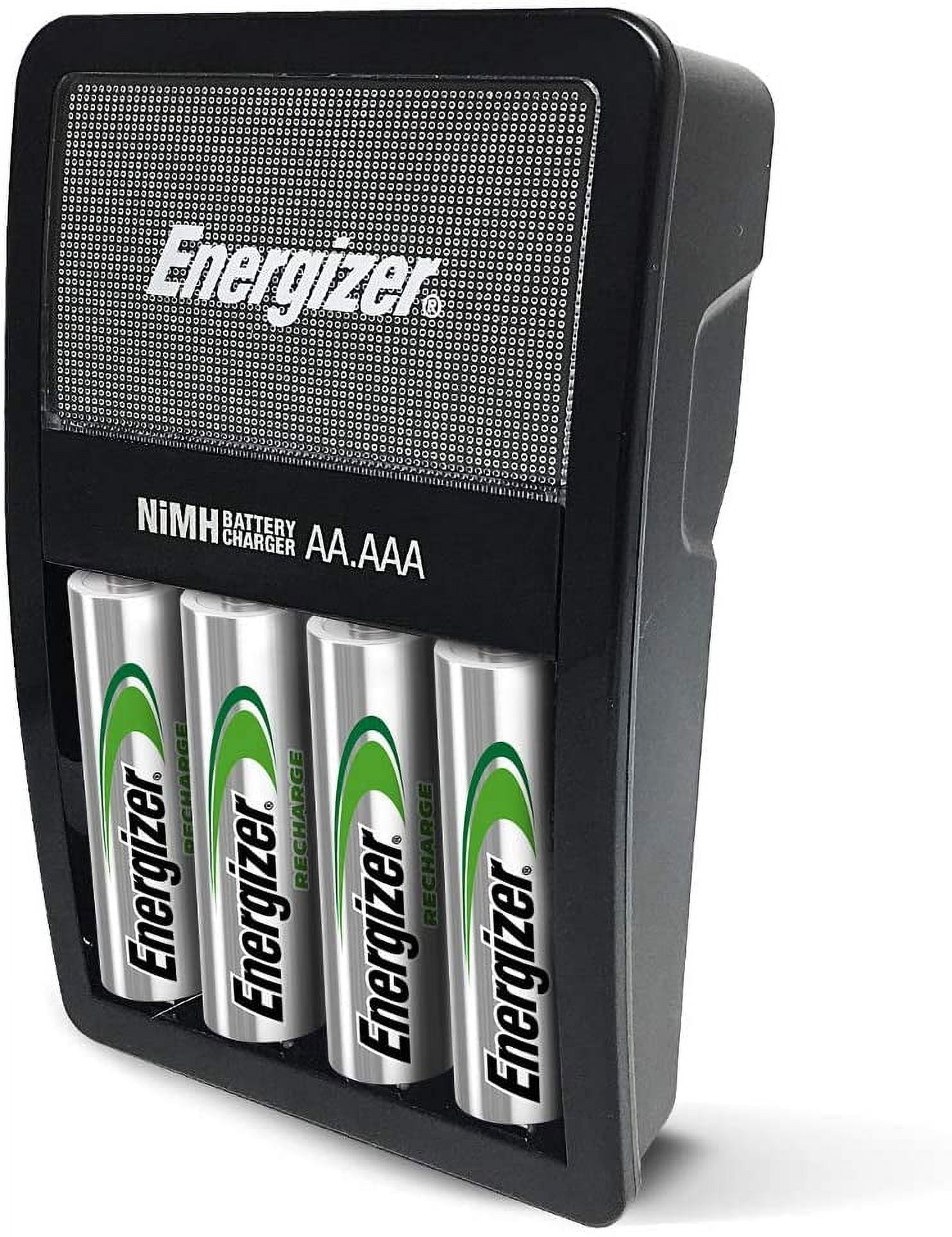 Energizer Recharge Value Charger for NiMH Rechargeable AA and AAA Batteries
