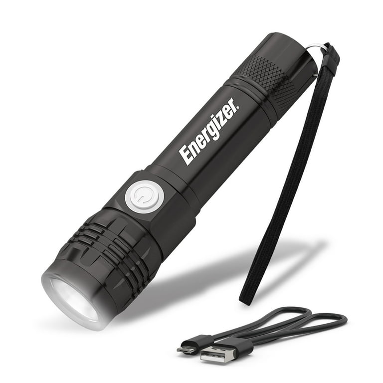 350 lumens led rechargeable utility hot stick flashlight Energizer LED Rechargeable Flashlight - 350 Lumens with USB Cable, Durable  Mini Torch for Camping, Emergency, Running & Hunting