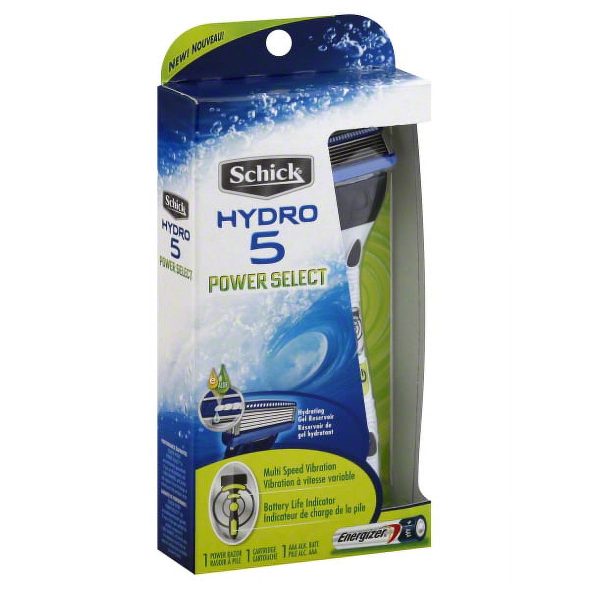 Energizer Schick Hydro 5 Power Select Power Razor Kit, 1 ea - image 1 of 9