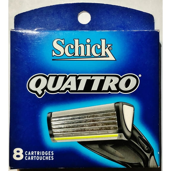 Energizer Schick Quattro Cartridges, 8 ea