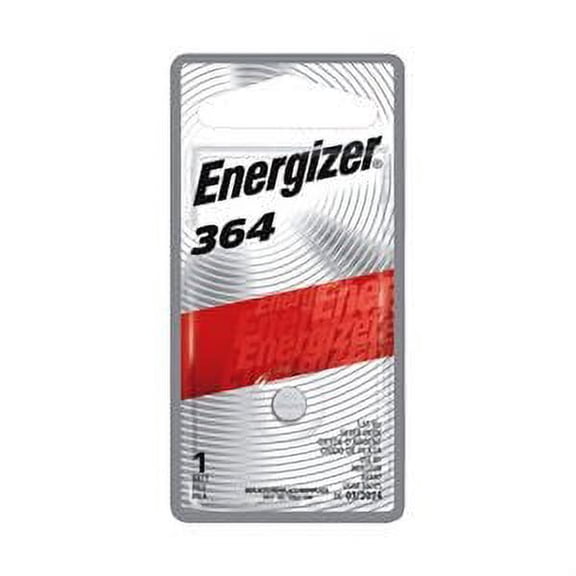 Energizer Silver Oxide Button Battery, 364, 1 Pack 6 Pack