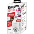thumbnail image 1 of Energizer Smart Outdoor 2K QHD Light Socket Security Camera with Auto Motion Tracking, White, 1 of 7