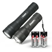 Energizer Tactical Camping Flashlight Combo Pack with Energizer High Lumen Metal Flashlight (1,000 Lumens) and Compact Energizer Tactical Camping Flashlight (300 Lumens)