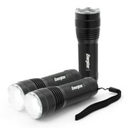 Energizer Tactical Mini LED Flashlights (3 Pack), Bright 375 Lumens, Durable Metal Body, Pocket Torch for Camping, EDC, Emergency, Running and Hunting, Batterie