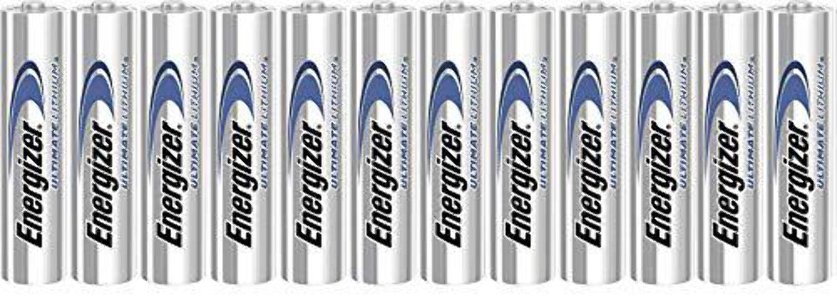 Energizer Ultimate Lithium AA 12 Battery Super Pack