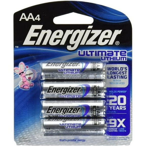 Energizer Ultimate Lithium AA 36 Batteries L91