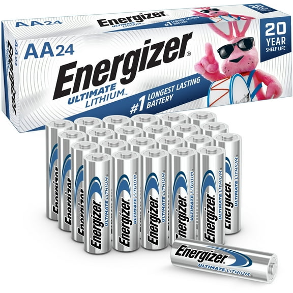 Energizer Ultimate Lithium AA Batteries (1 Pack), Double A Batteries