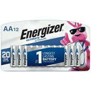 Energizer Ultimate Lithium AA Batteries (12 Pack), Double A Batteries