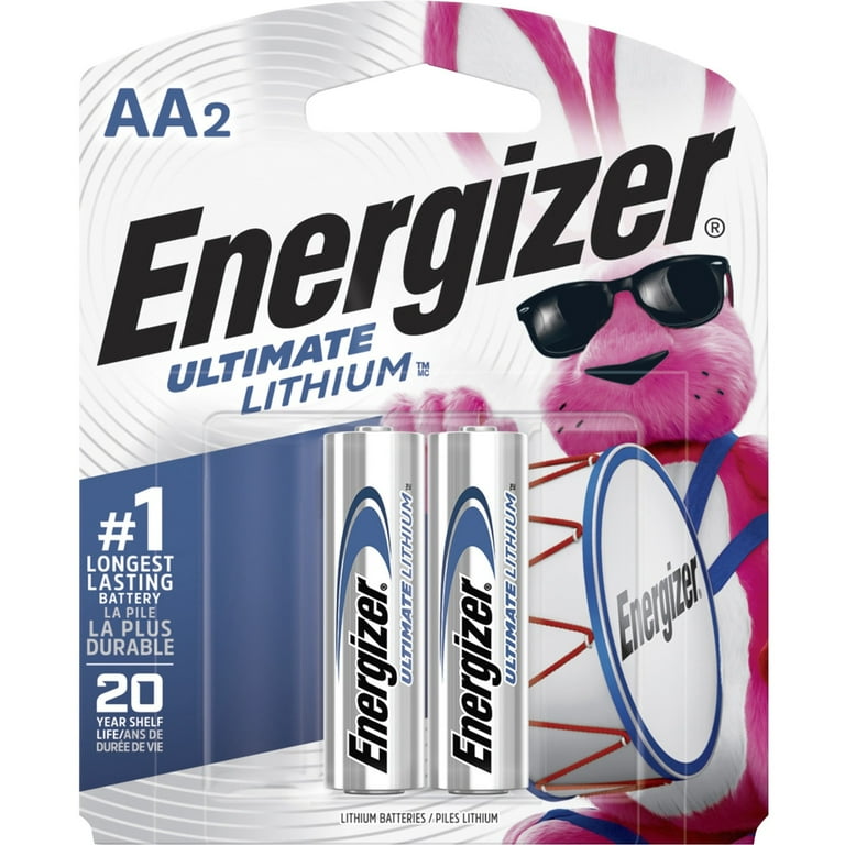 Energizer Ultimate Lithium AA Batteries 2 Pack