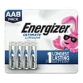 thumbnail image 1 of Energizer Ultimate Lithium AA Batteries (8 Pack), Double A Batteries, 1 of 10