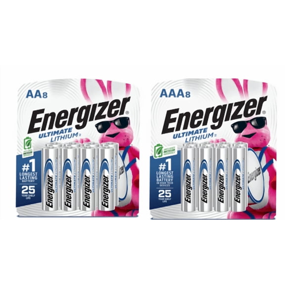 Energizer Ultimate Lithium AAA & AA Batteries (16 Count)