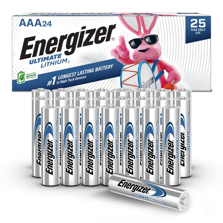 Energizer, AAA Batteries, 24 Pack, Long Lasting Lithium - Walmart.com