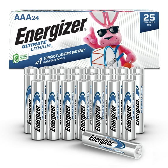 Energizer Ultimate Lithium AAA Batteries (24 Pack), Triple A Batteries
