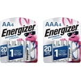 thumbnail image 1 of Energizer Ultimate Lithium Battery AA and AAA Variety Pack, 4 Double A and 4 Triple A Batteries (8 Count), 1 of 5