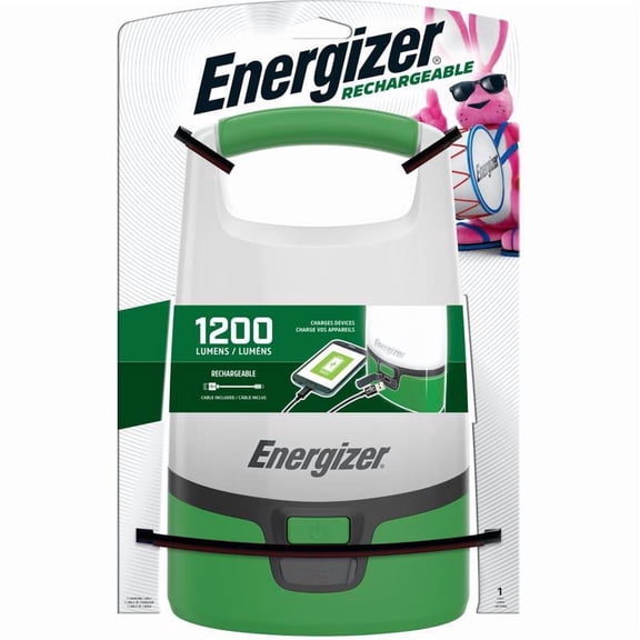 Energizer Vision EVEENALURL71 Recharge LED Lantern, Green