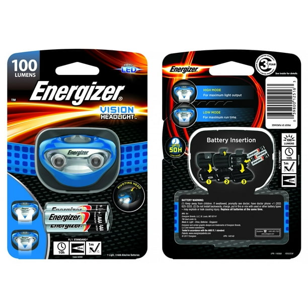 Energizer Vision HD Headlamp (Batteries Included)
