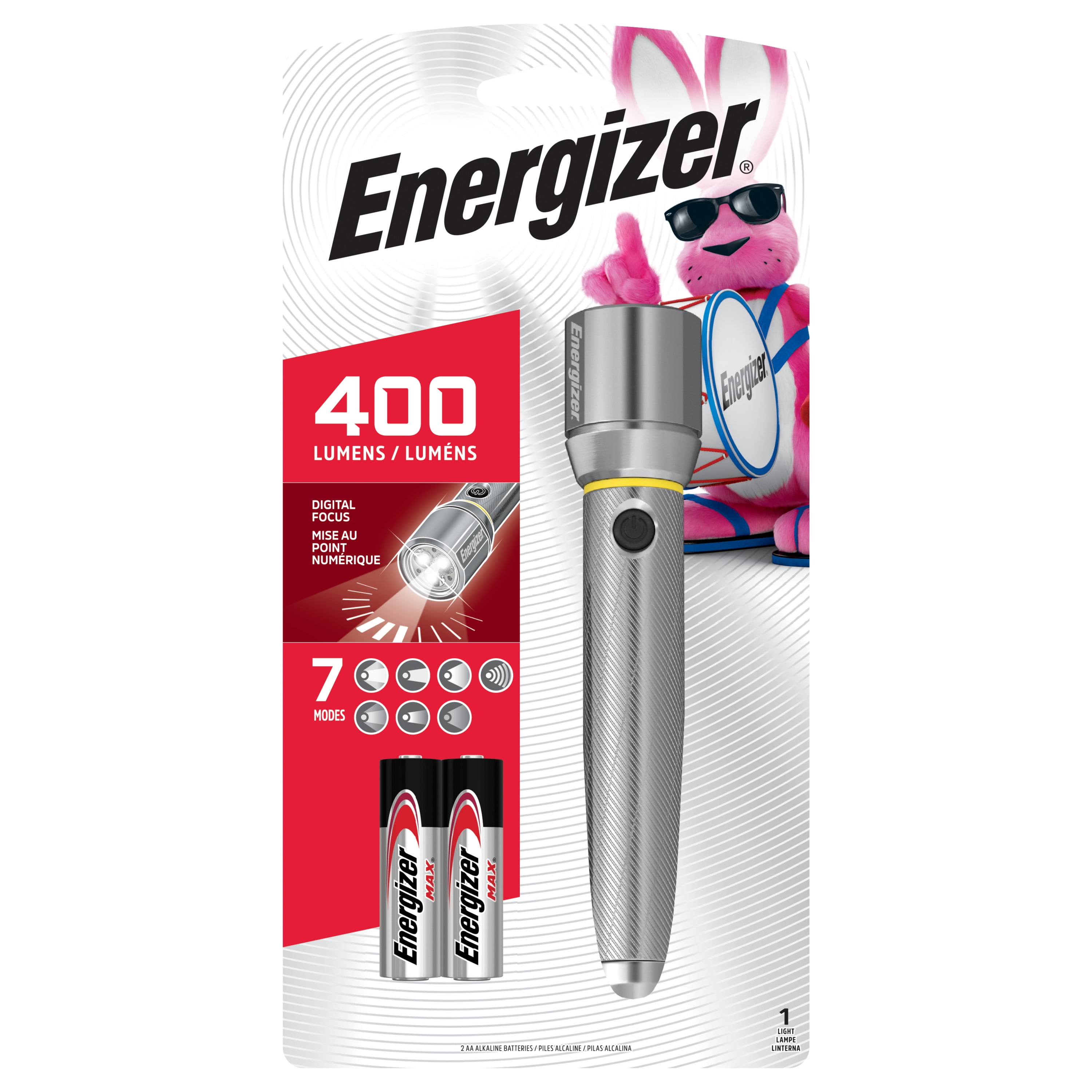 Torche Energizer Vision HD Metal 270lm avec 3 piles AAA - Bestpiles