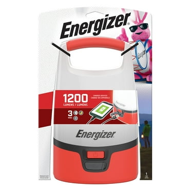Energizer Vision LED USB Red Camping Lantern Light, 1200 Lumens