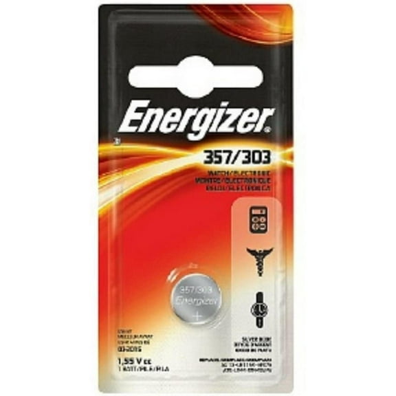 Energizer Watch Battery 1.55 Volt 357/303 1 Each (Pack of 10) By Visit the Energizer Store