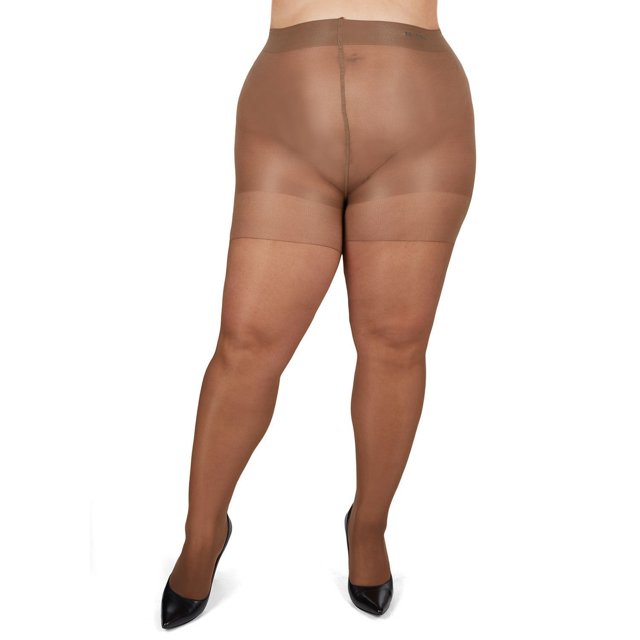 Energizing Plus Size Curvy Control Top Pantyhose Color: Utopia Size: 1X