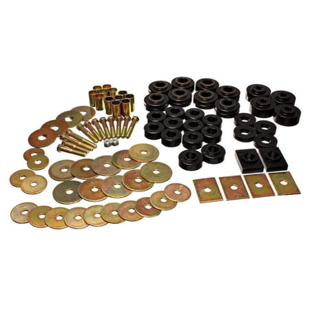 Energy 64-67 Buick Century/Regal/Grand National/Skylark/Special Black Body Mount Set