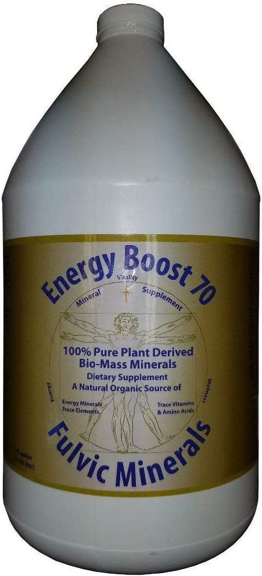 Energy Boost 70 Fulvic Minerals Trace Elements Vitamins and Amino Acids