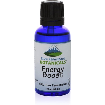 Energy Boost Essential Oil Blend - 100% Pure Natural & Kosher - 1 fl oz Bottle