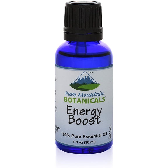 Energy Boost Essential Oil Blend 100% Pure Natural Kosher (1 fl oz Bottle)
