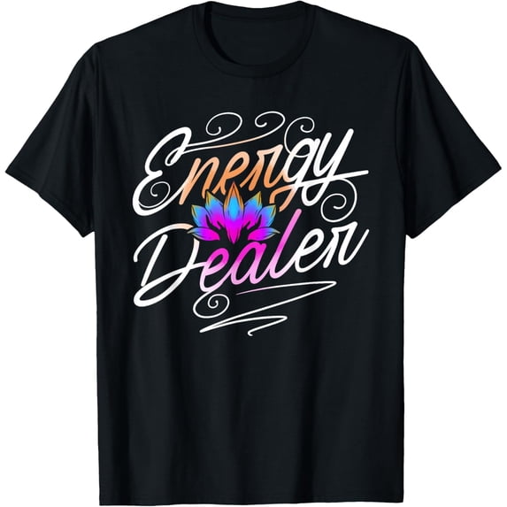 Energy Chakra Holistic Healing Hands Energy Dealer Reiki T-Shirt men and women can wear, black, white, gifts