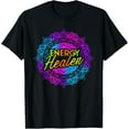 thumbnail image 1 of Energy Chakra Holistic Healing Hands Energy Healer Reiki T-Shirt men and women can wear, black, white, gifts, 1 of 4