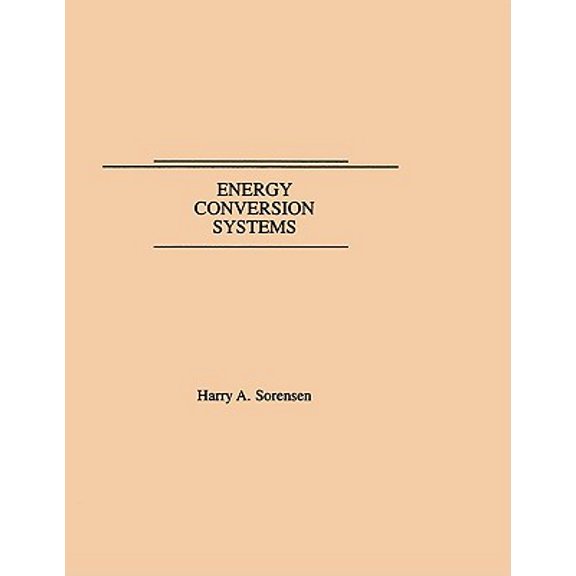 Pre-Owned Energy Conversion Systems Hardcover