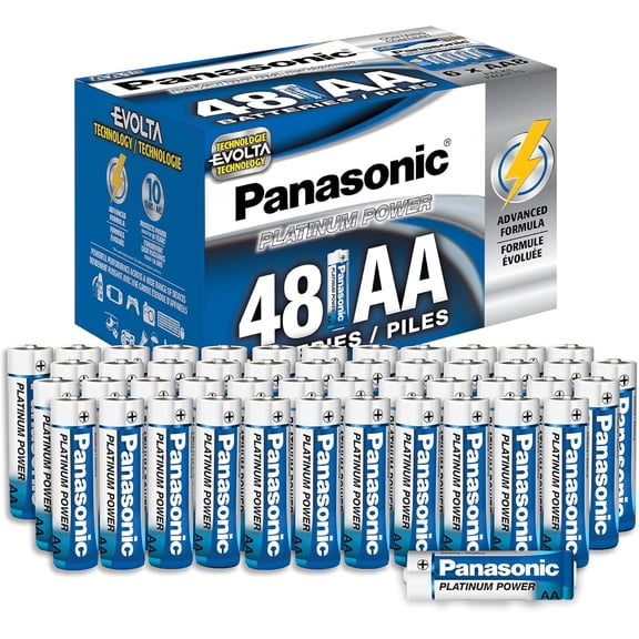 Energy Corporation LR6XE/48PC Platinum Power AA Alkaline Battery, 48 Pack