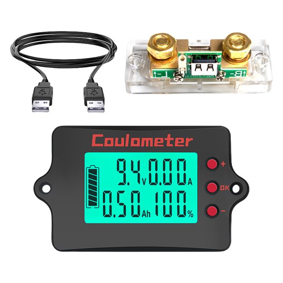 Energy Data Storage Power Meter Digital Multimeter with LCD Display for Accurate Current Voltages Power Measurement Tool
