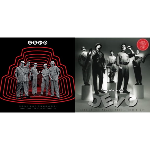 Energy Dome Frequencies: Songs From The Devo Documentary (Red LP Vinyl) & Somewhere With Devo (Yellow LP Vinyl)