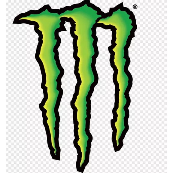 Energy Drink Green Vinyl Decal Sticker