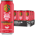 thumbnail image 1 of Gorilla Mind Energy Drink, No Sugar or Artificial Colors, Sour Watermelon Candy, 16 oz, 12 pack Cans, 1 of 6
