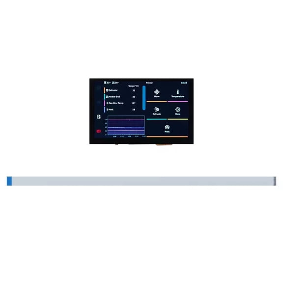 Energy Efficient 5inch LVDS Display Screen for CM68 Motherboard Precisions Claritys And Toolless Installation
