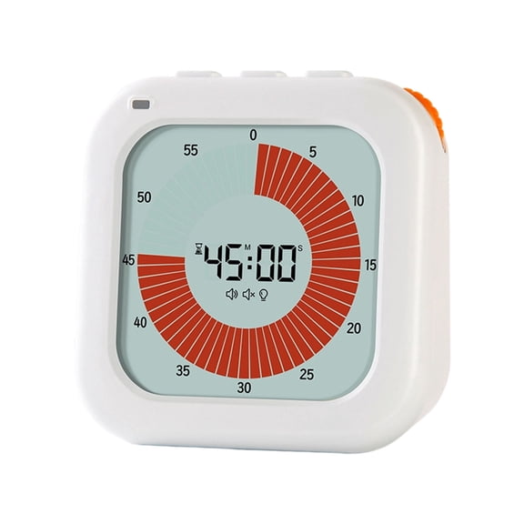 Energy Efficient Digital Countdowns Device For Task Management Quiet Flashing Reminder With Simple Knob Operations